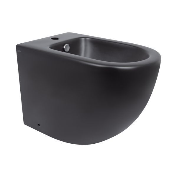 Биде напольное Qtap Robin 565x360x405 Matt black QT13442141CMB SD00043834 фото