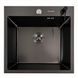 Комплект кухонної мийки Platinum Handmade 50*50 PVD 3.0/1.0 DECOR pl2332810 фото 2