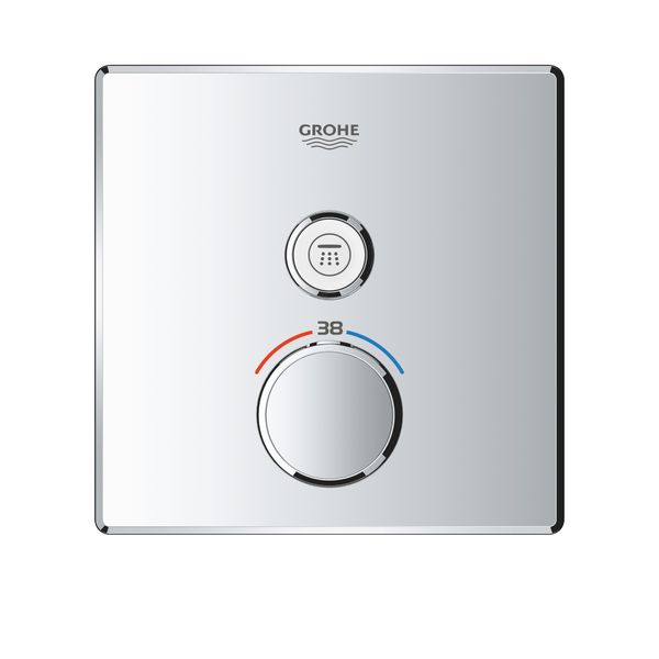 Grohtherm SmartControl Термостат прихованого монтажу із одною кнопкою керування (29123000) 29123000 фото