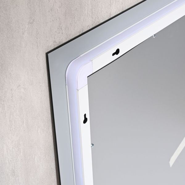 Дзеркало Qtap Taurus (TA1) 1200&times;800 мм з LED-підсвічуванням Touch, з антизапотіванням, з димером, рег. темп. кольору (3000-6500K) QTTAU120080048958 SD00055082 фото