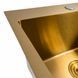 Комплект кухонної мийки Platinum Handmade 50*50 PVD Gold 3.0 - 1.0 pl23555 фото 4