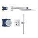 Душова система прихованого монтажу термостатична Grohe QuickFix Precision SmartControl Cube 34875000