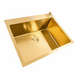 Комплект кухонної мийки Platinum Handmade 60*50 PVD Gold OB-D91B pl235223 фото 4