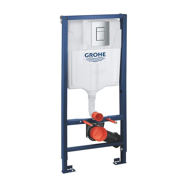 Комплект 4 в 1: Инсталляция Grohe Rapid SL 3 в 1 38772001 + Унитаз безободковый Kroner Oker WHI533536 RIMLESS (38772001KO533536) CV033828 фото