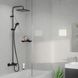 Душова система Hansgrohe Vernis Shape Showerpipe 240 1jet з термостатом для ванни, Matt Black (26900670) 26900670 фото 2