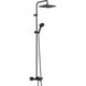 Душова система Hansgrohe Vernis Shape Showerpipe 240 1jet з термостатом для ванни, Matt Black (26900670) 26900670 фото 1