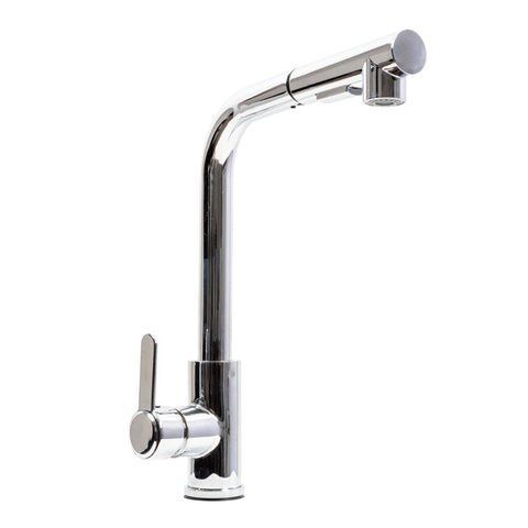 Смеситель кухонный с выдвижной лейкой FC-1 Platinum (polished) 44573 фото