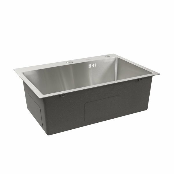 Комплект кухонної мийки Platinum Handmade 650х450х220 KN36 pl23595 фото