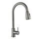Змішувач для кухні Lidz Aria 015FL (k35) з висувним виливом LDARI015FLGRP49560 Graphite SD00055684 фото 4