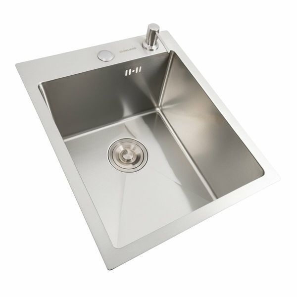 Комплект кухонної мийки Platinum Handmade 400x500x230 (толщина 3,0/1,5) pl23899 фото