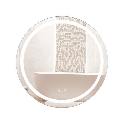 Дзеркало Qtap Mideya R600 з LED-підсвічуванням Touch, з антизапотіванням, димером QT2078F803W SD00034656 фото