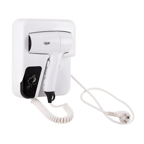 Фен із тримачем Qtap Pohodli 1200 Вт QTF1200RNP White (Pobut) SD00042872 фото