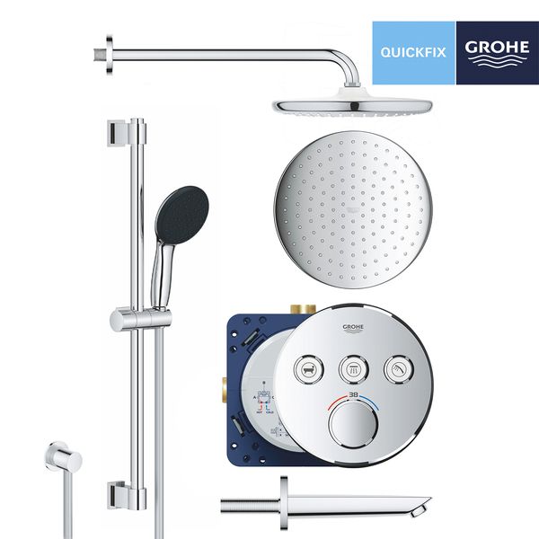 Душевая система скрытого монтажа Grohe QuickFix SmartControl UA202801R3 CV030616 фото