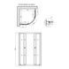 Душова кабіна Agua Cascad - S.D.90x90 см (без піддона) CV035442 фото 2